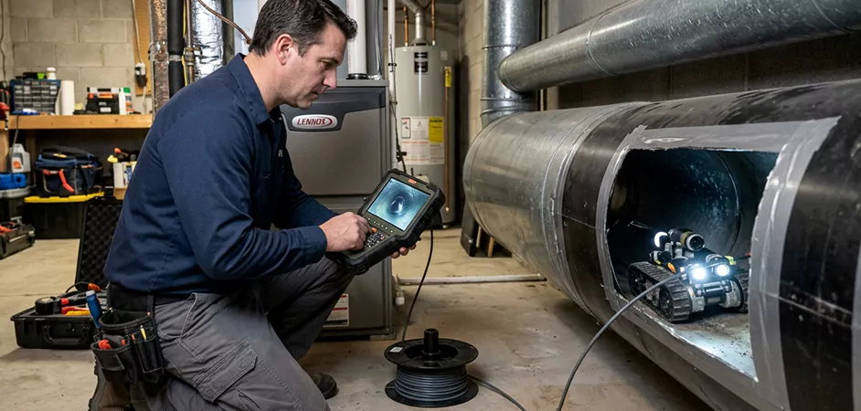 Robotic Duct Inspection in Bloomfield, NJ