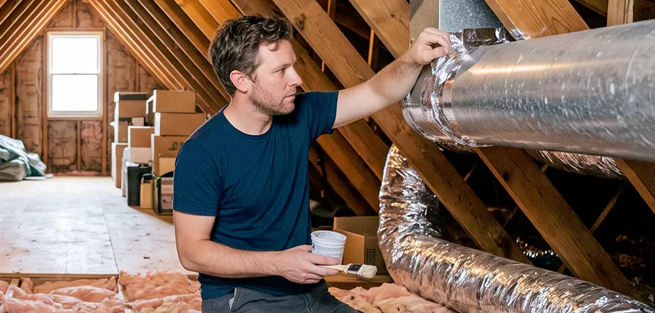 Duct Board Leak Repair in Bloomfield