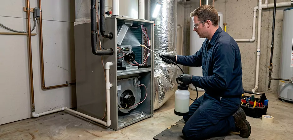 Air Handler Antimicrobial Treatment in Bloomfield