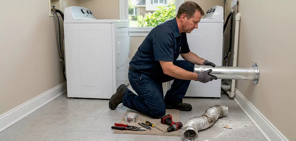 Dryer Vent Replacement in Bloomfield