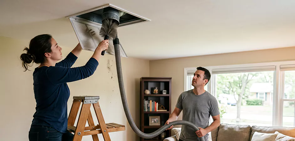 Roof and Wall Exhaust Cap Cleaning in Bloomfield