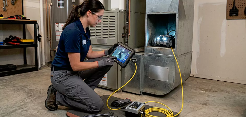 Robotic Duct Inspection in Bloomfield